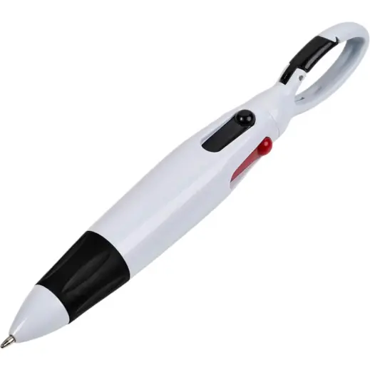 Altitude Quatro 4-in-1 Neck Ball Pen Unbranded Flat Black Red Ink